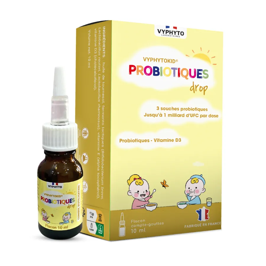 Thực phẩm bảo vệ sức khỏe Vyphytokid Probiotiques drop (10ml) 5