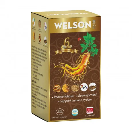Thực phẩm bảo vệ sức khỏe Welson Ginseng (60 viên) 3