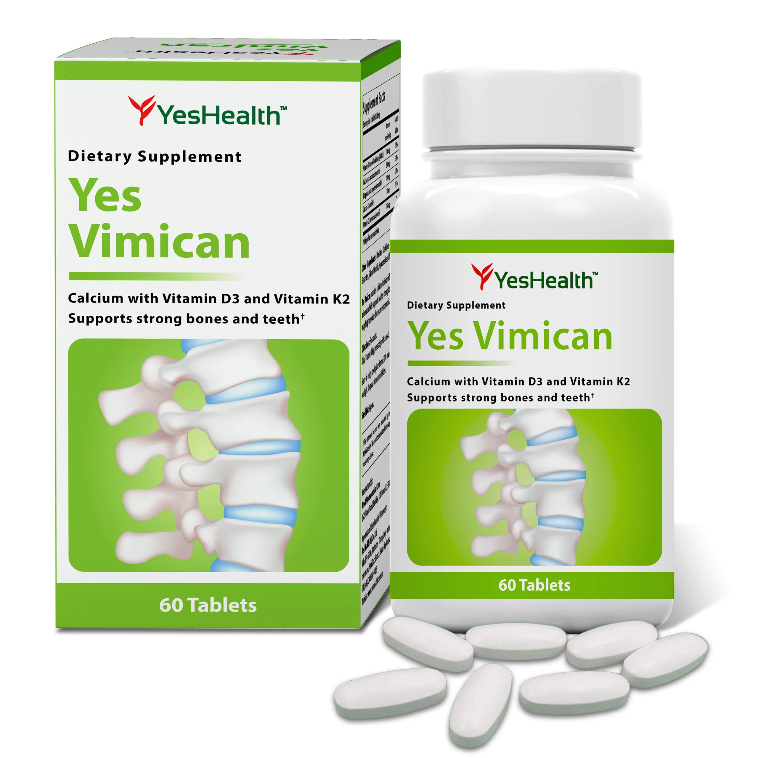 Thực phẩm bảo vệ sức khỏe Yes Vimican (Hộp 60 viên) 2