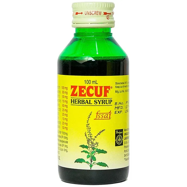 Thực phẩm bảo vệ sức khỏe Zecuf Herbal Syrup (100ml) 3