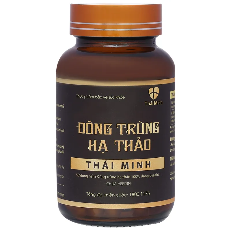Thực phẩm bảo vệ sức khoẻ: Đông trùng hạ thảo Thái Minh 8