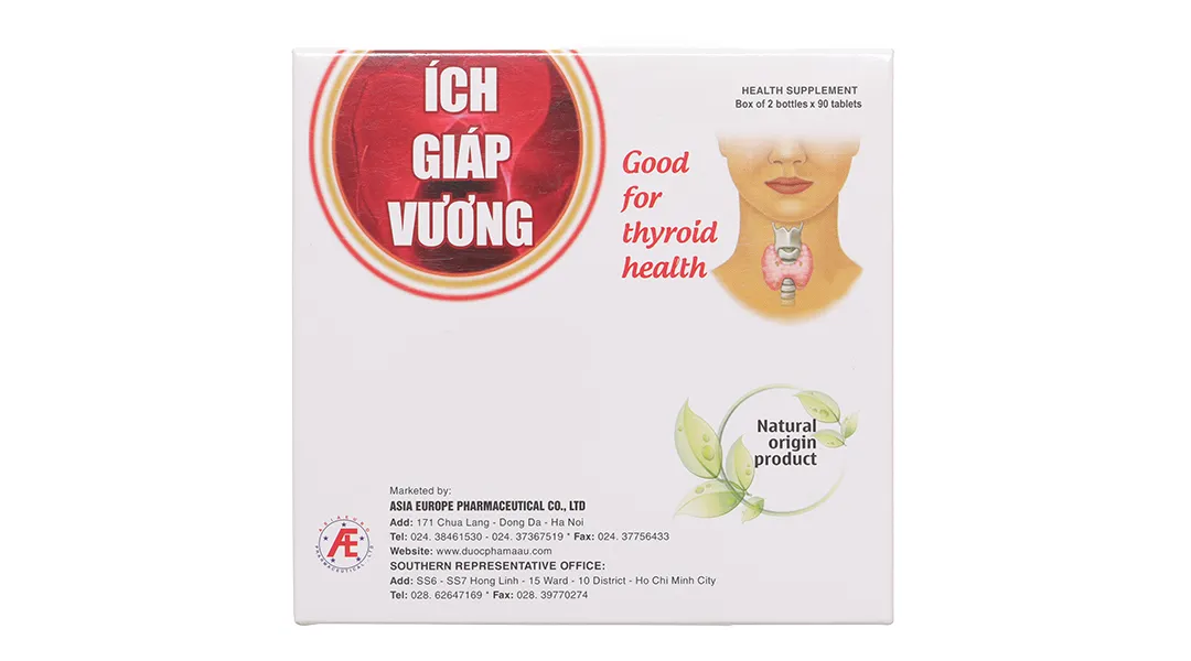 Thực phẩm bảo vệ sức khỏe IMC Ích Giáp Vương (Hộp 30 viên) hỗ trợ tuyến giáp 14
