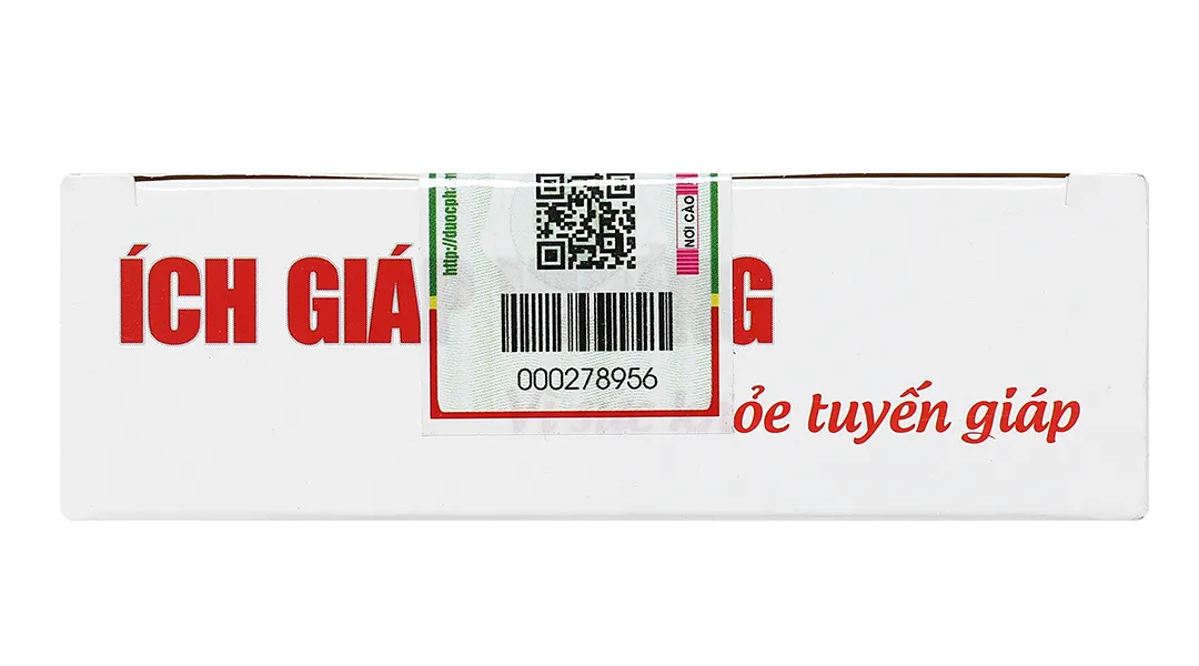 Thực phẩm bảo vệ sức khỏe IMC Ích Giáp Vương (Hộp 30 viên) hỗ trợ tuyến giáp 7