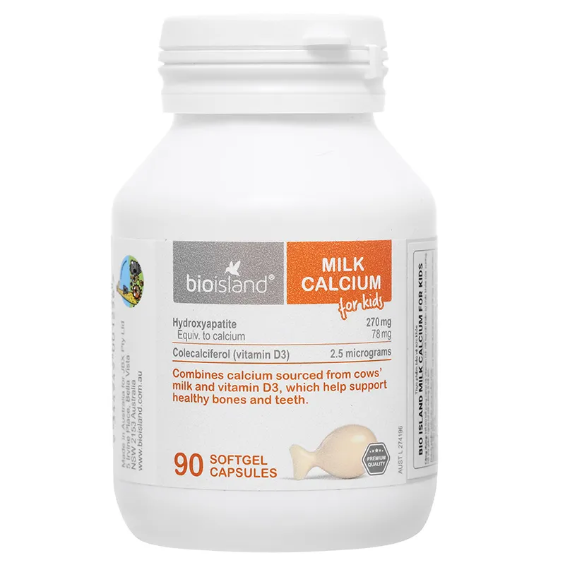 Thực phẩm bảo vệ sức khoẻ: Bio Island Milk Calcium For Kids 2