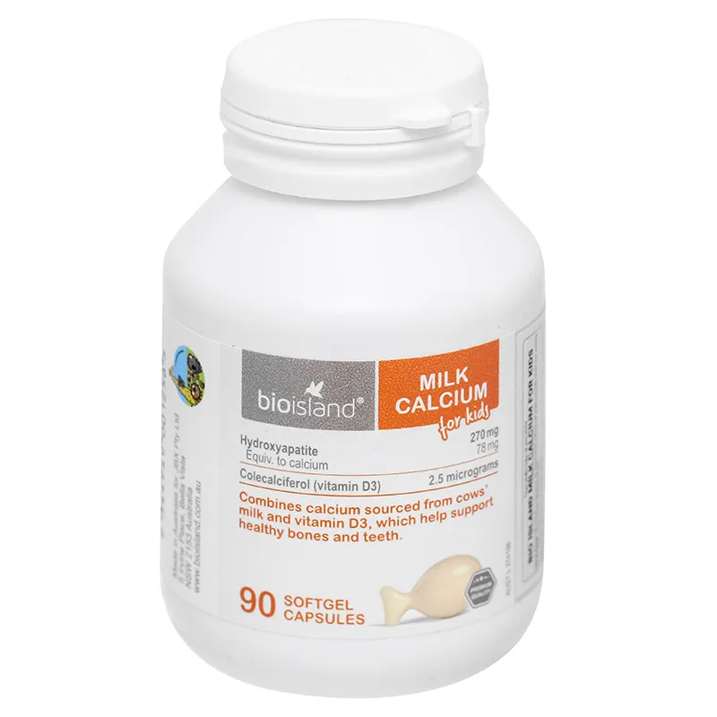 Thực phẩm bảo vệ sức khoẻ: Bio Island Milk Calcium For Kids 3