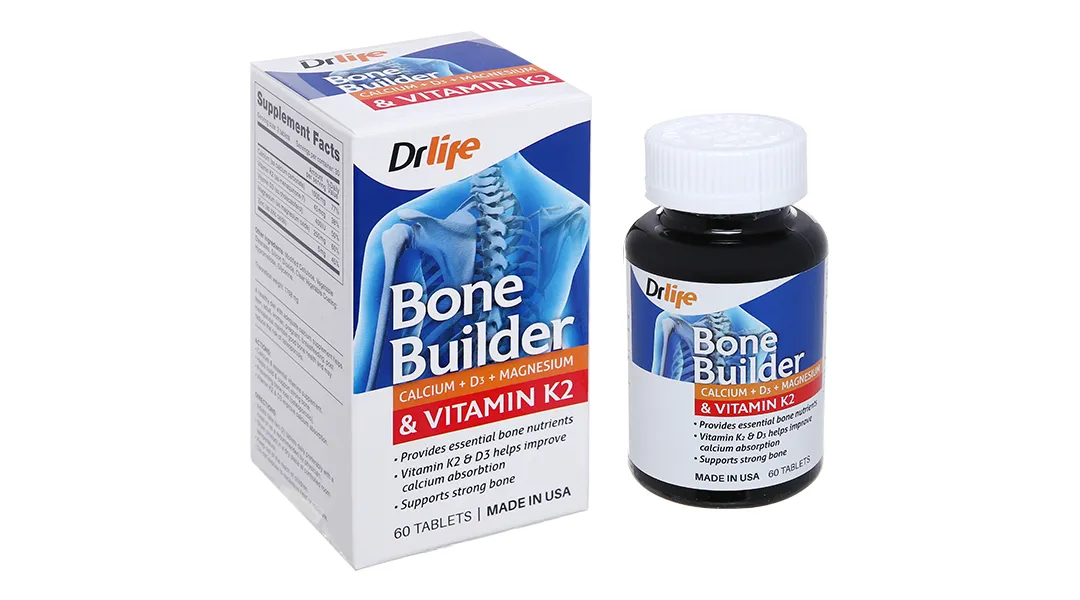 Thực phẩm bảo vệ sức khỏe Bone Builder Drlife (60 viên) 2
