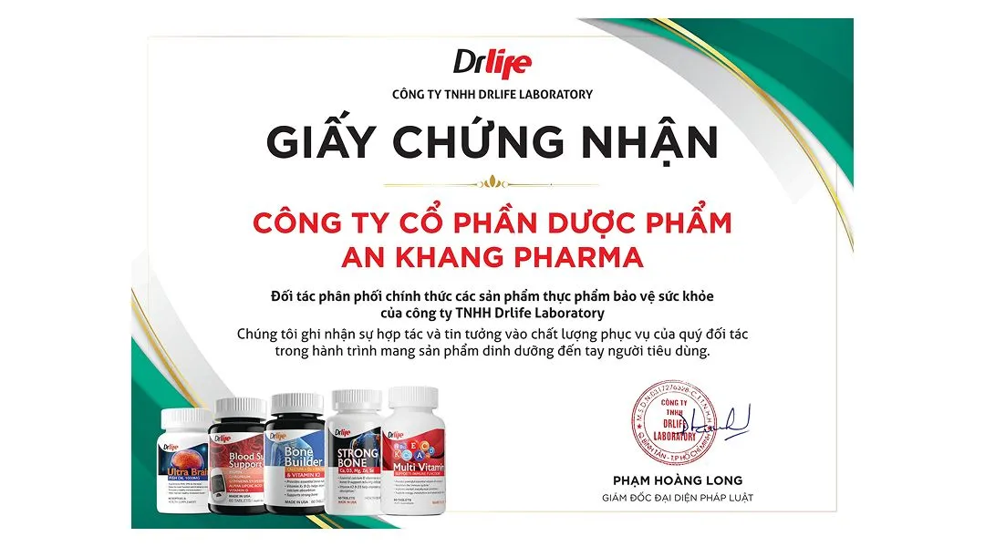 Thực phẩm bảo vệ sức khỏe Bone Builder Drlife (60 viên) 7