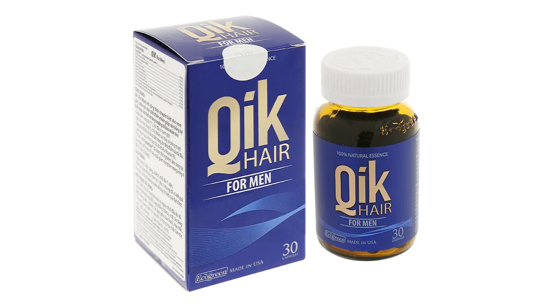 Viên uống QiK Hair For Women Ecogreen hỗ trợ giảm rụng tóc (Hộp 30 viên) 8