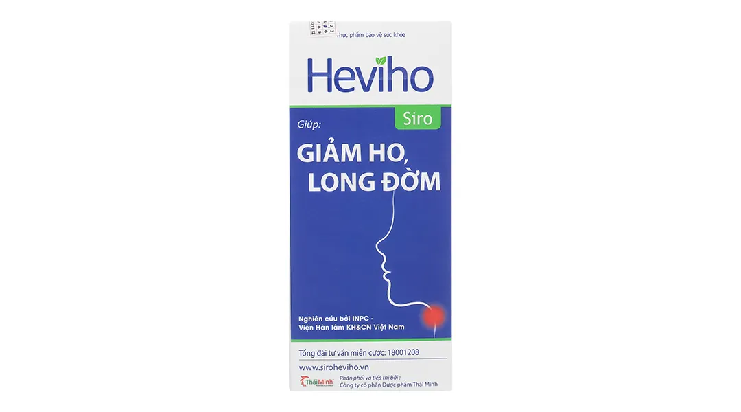 SIRO GIẢM HO HEVIHO THÁI MINH 100ML 12