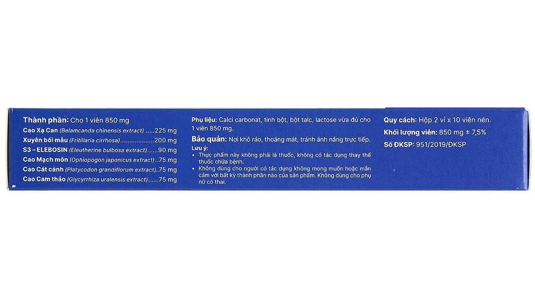 SIRO GIẢM HO HEVIHO THÁI MINH 100ML 22
