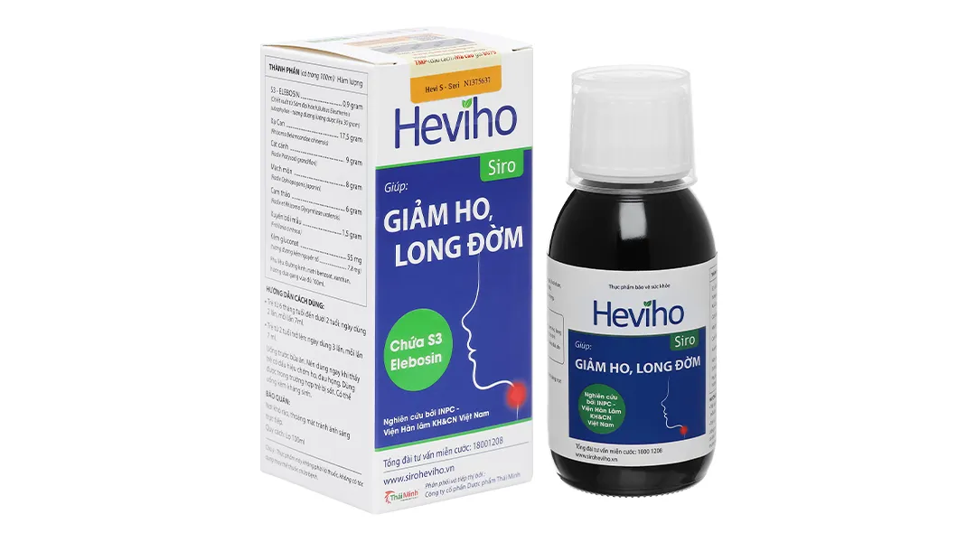 SIRO GIẢM HO HEVIHO THÁI MINH 100ML 11