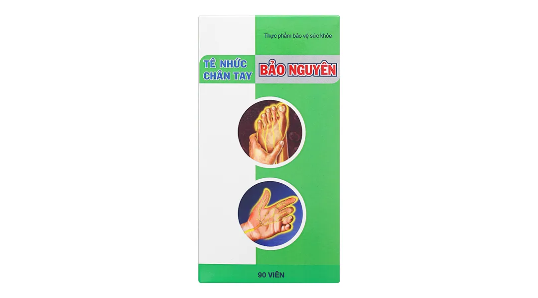 Thực phẩm bảo vệ sức khoẻ: Tê nhức chân tay Bảo Nguyên hộp 90 viên 3