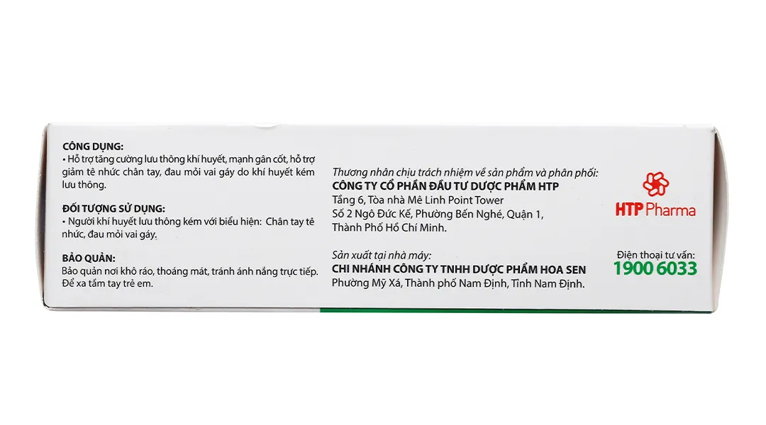 Thực phẩm bảo vệ sức khoẻ: Tê nhức chân tay Bảo Nguyên hộp 90 viên 13