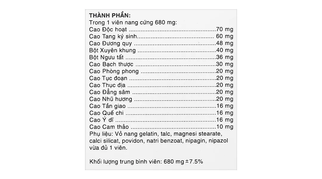 Thực phẩm bảo vệ sức khoẻ: Tê nhức chân tay Bảo Nguyên hộp 90 viên 7