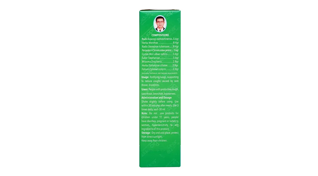 HỖ TRỢ GIẢM HO THIÊN MÔN BỔ PHỔI BÌNH ĐÔNG 280ML 5