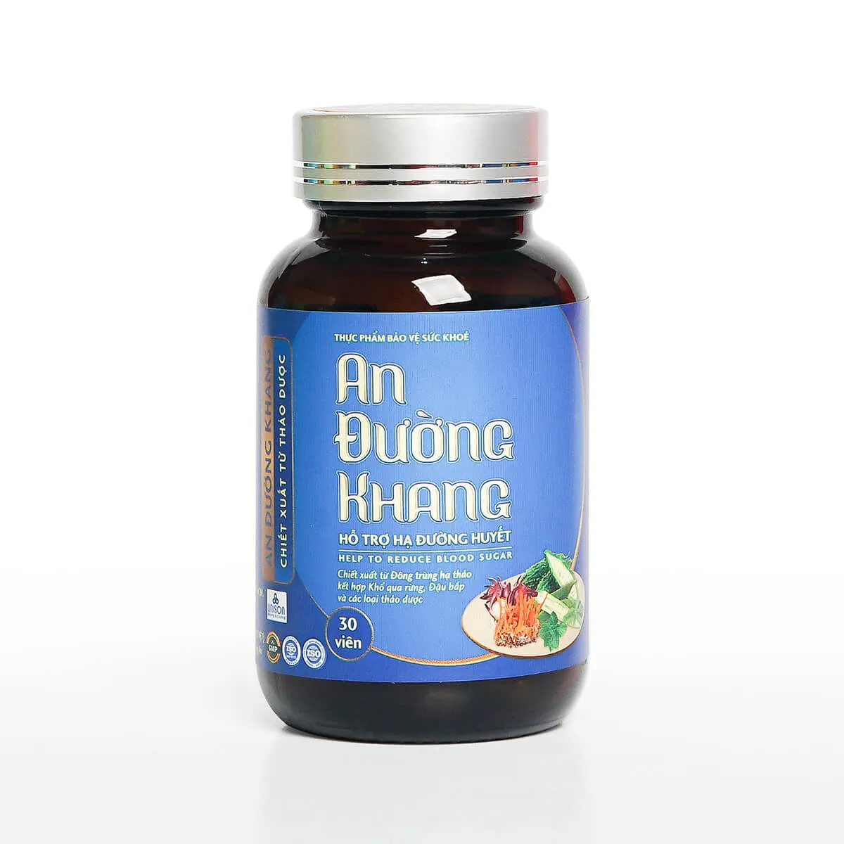 Thực phẩm bảo vệ sức khoẻ An Đường Khang hỗ trợ hạ đường huyết (30 viên) 2