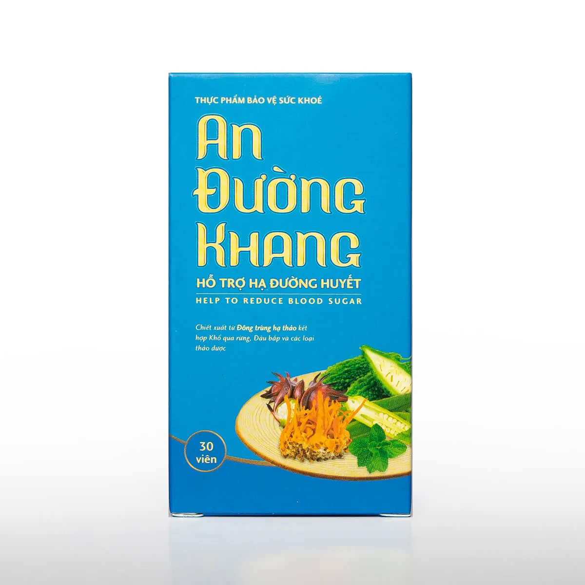 Thực phẩm bảo vệ sức khoẻ An Đường Khang hỗ trợ hạ đường huyết (30 viên) 3