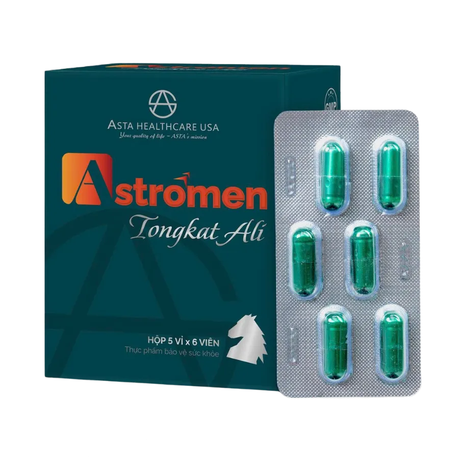 Thực phẩm bảo vệ sức khoẻ Astromen hỗ trợ tăng cường sinh lực (Hộp 30 viên)