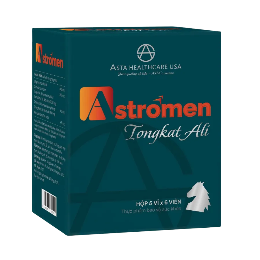 Thực phẩm bảo vệ sức khoẻ Astromen hỗ trợ tăng cường sinh lực (Hộp 30 viên) 2
