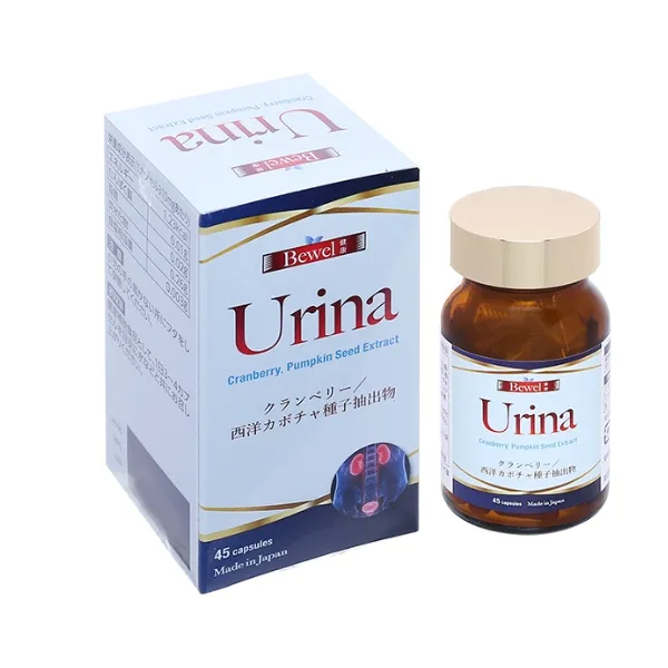 Thực phẩm bảo vệ sức khoẻ BEWEL URINA - Hộp 45 Viên