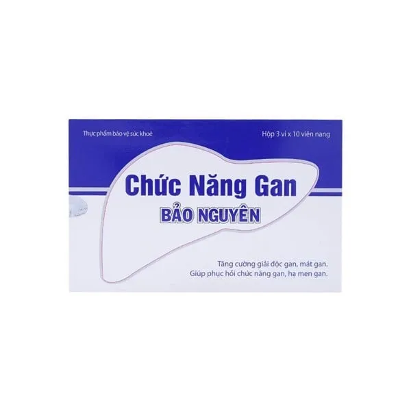 Thực phẩm bảo vệ sức khoẻ Chức Năng Gan Bảo Nguyên (Hộp 3 vỉ 10 viên) 3