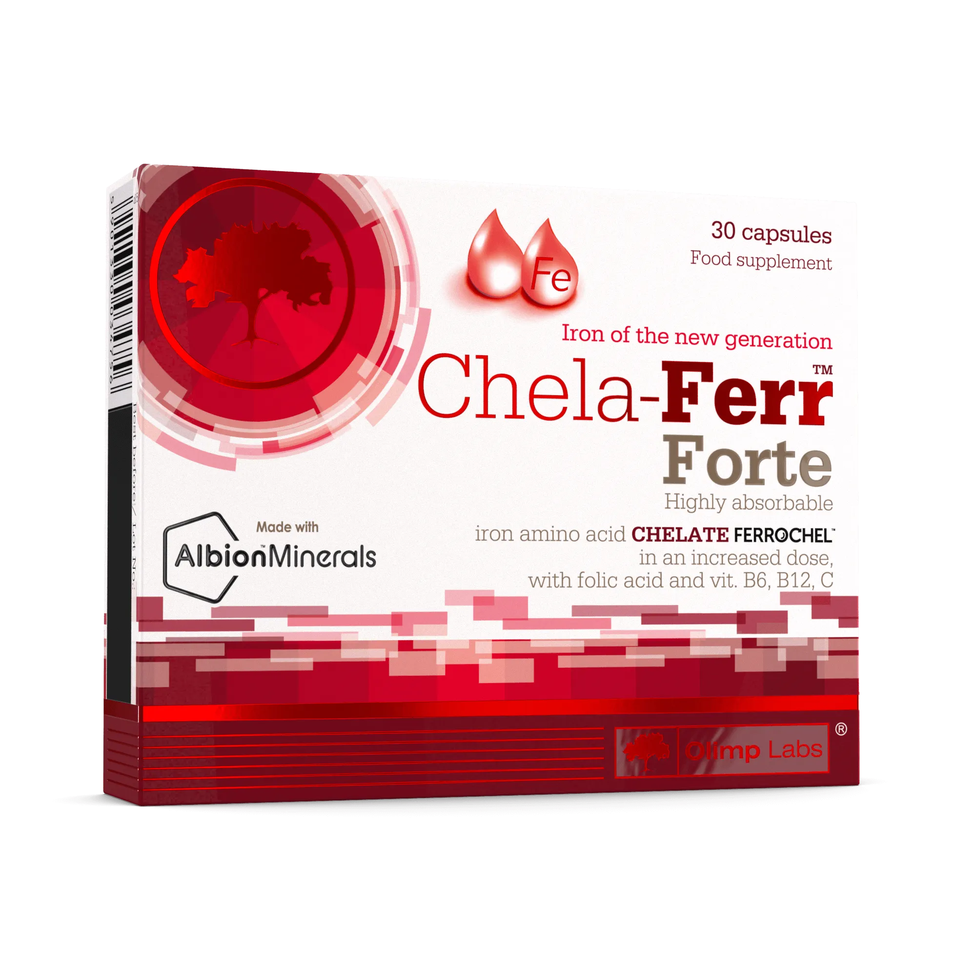 Thực phẩm bảo vệ sức khoẻ CHELA - FERR FORTE (hộp x 30 viên) 2