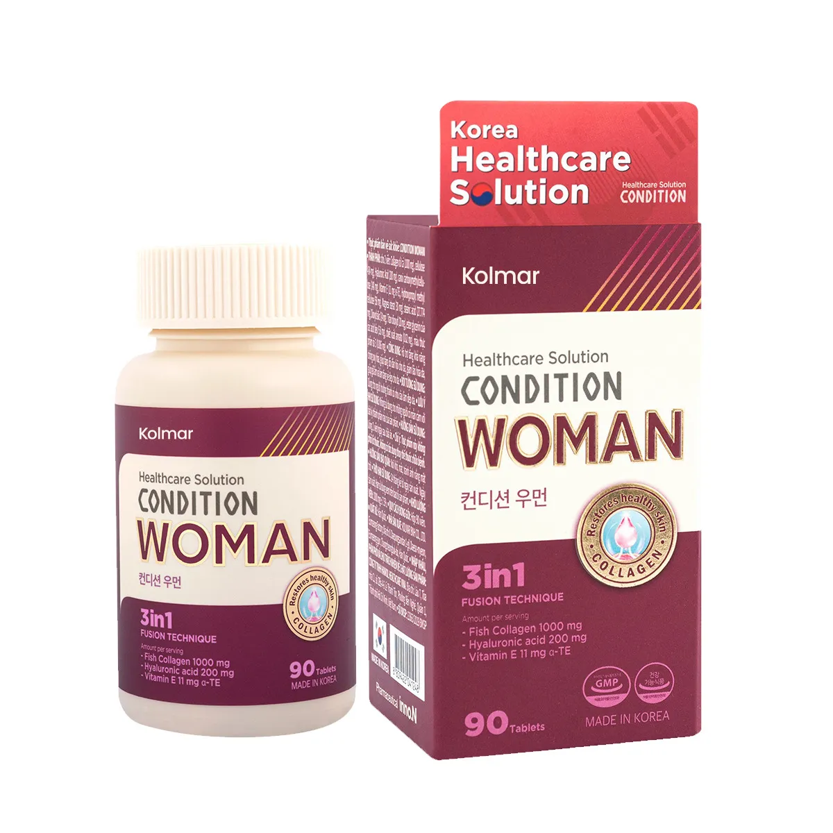 CONDITION WOMAN (Hộp 90 viên) hỗ trợ chống oxy hóa, đẹp da