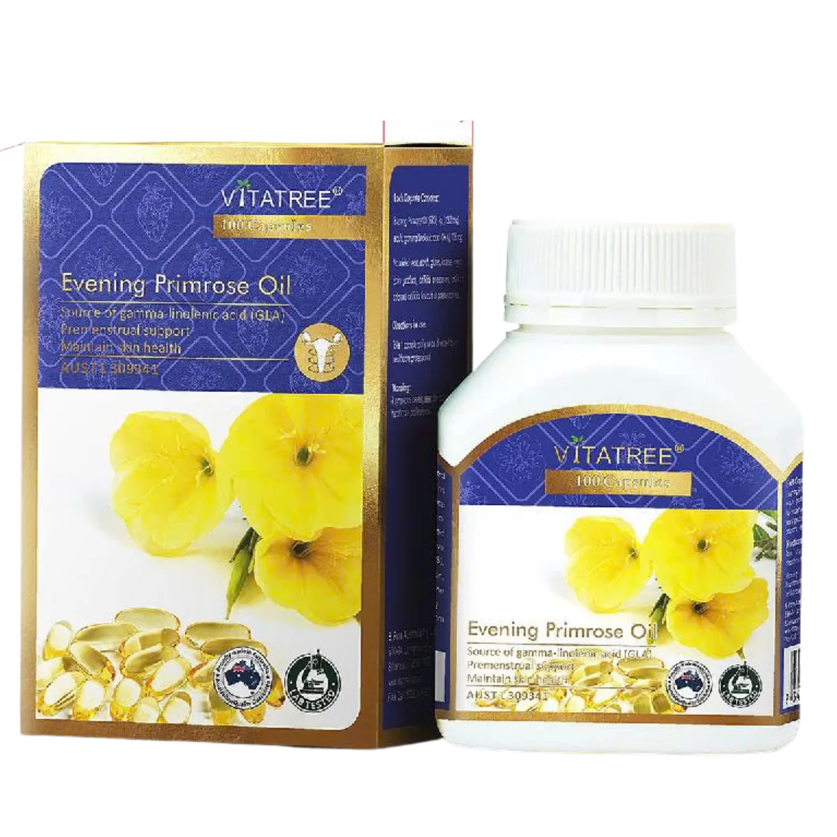 [HSD 05/2027] Thực Phẩm Bảo Vệ Sức Khỏe Blackmores Evening Primrose Oil 2