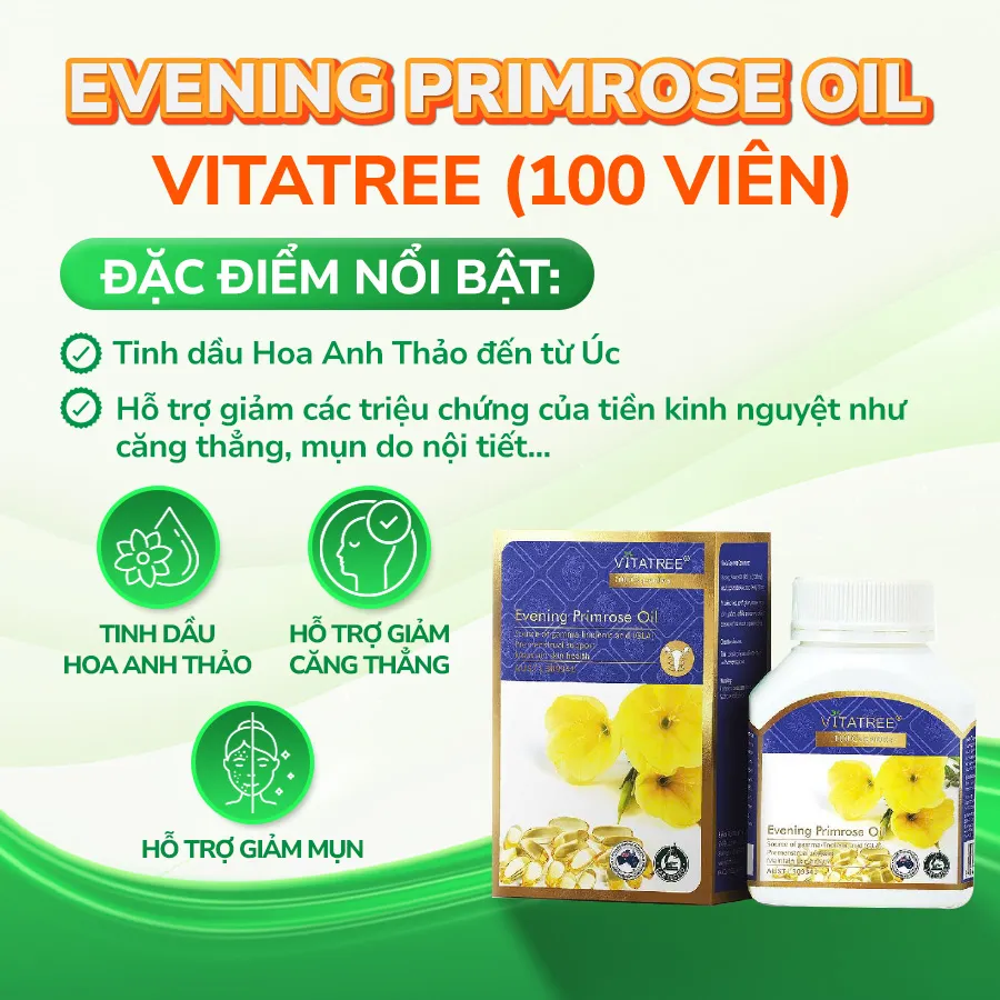 [HSD 05/2027] Thực Phẩm Bảo Vệ Sức Khỏe Blackmores Evening Primrose Oil 3