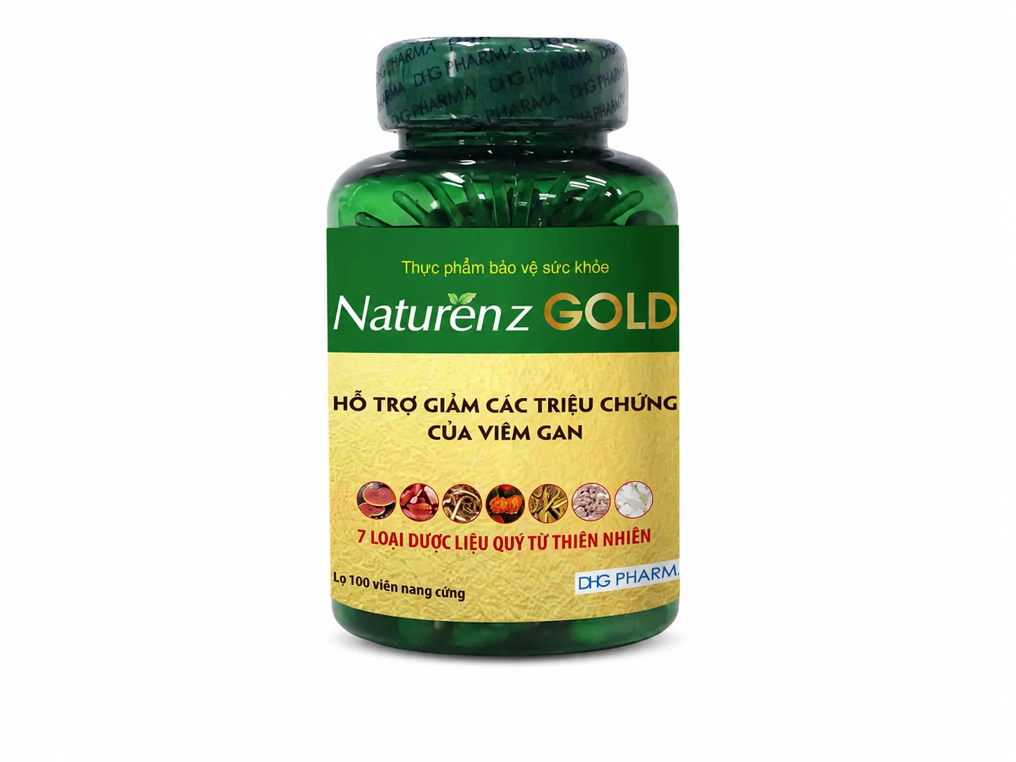 Thực phẩm bảo vệ sức khoẻ giải độc gan NaturenZ Glod (Chai 100 viên) 2