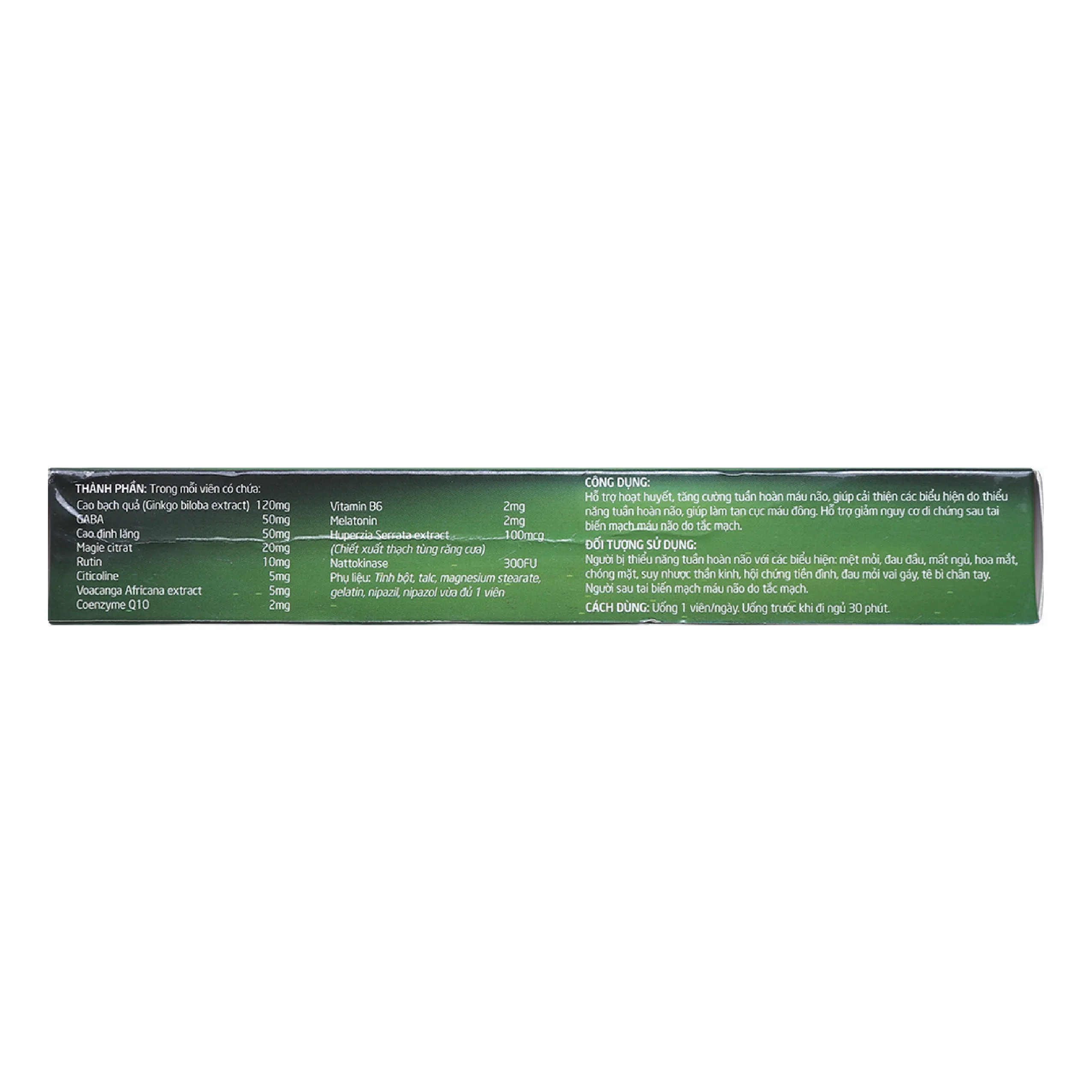 Thực phẩm bảo vệ sức khoẻ Hoạt Huyết Minh Não Khang Extra (20 viên) 3