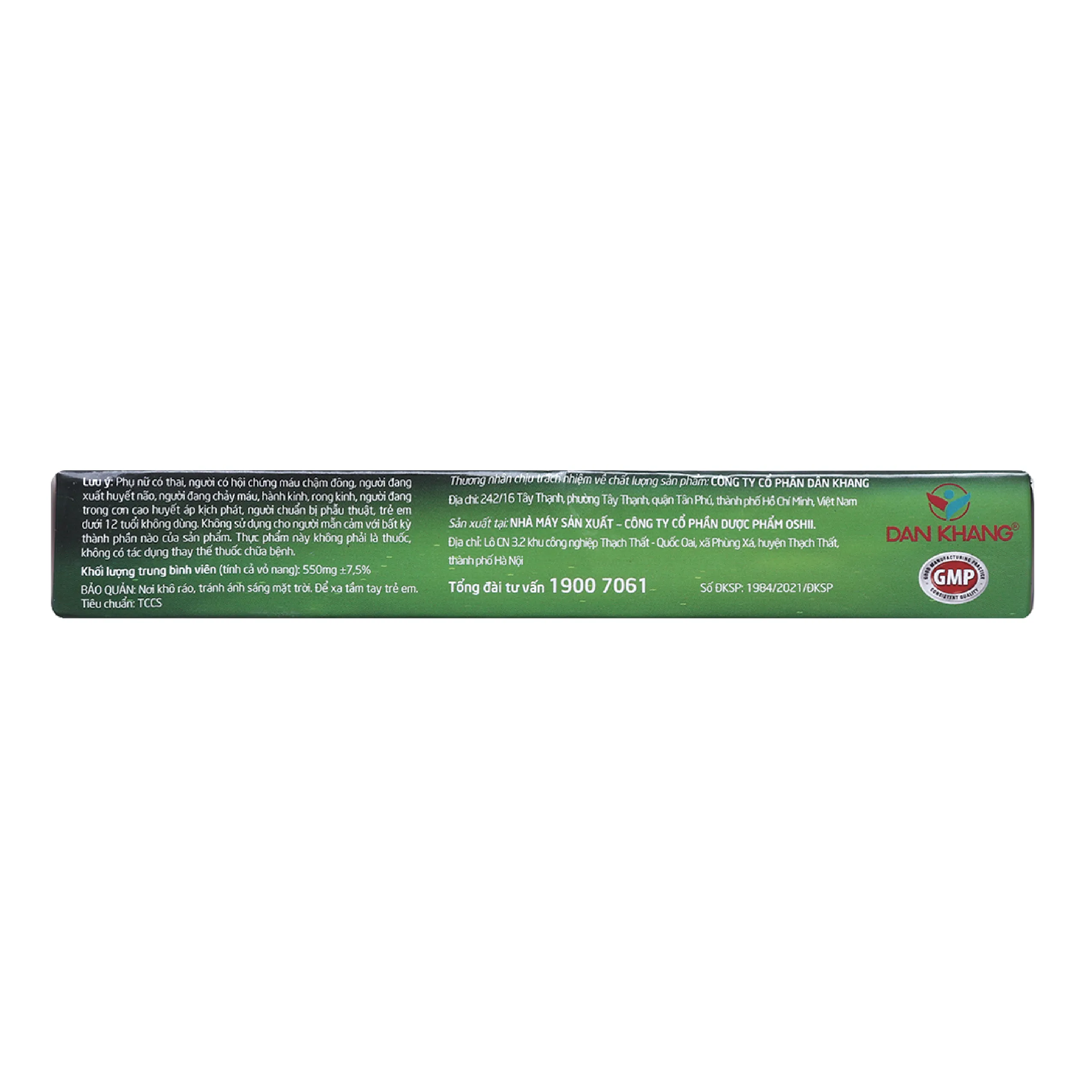 Thực phẩm bảo vệ sức khoẻ Hoạt Huyết Minh Não Khang Extra (20 viên) 4