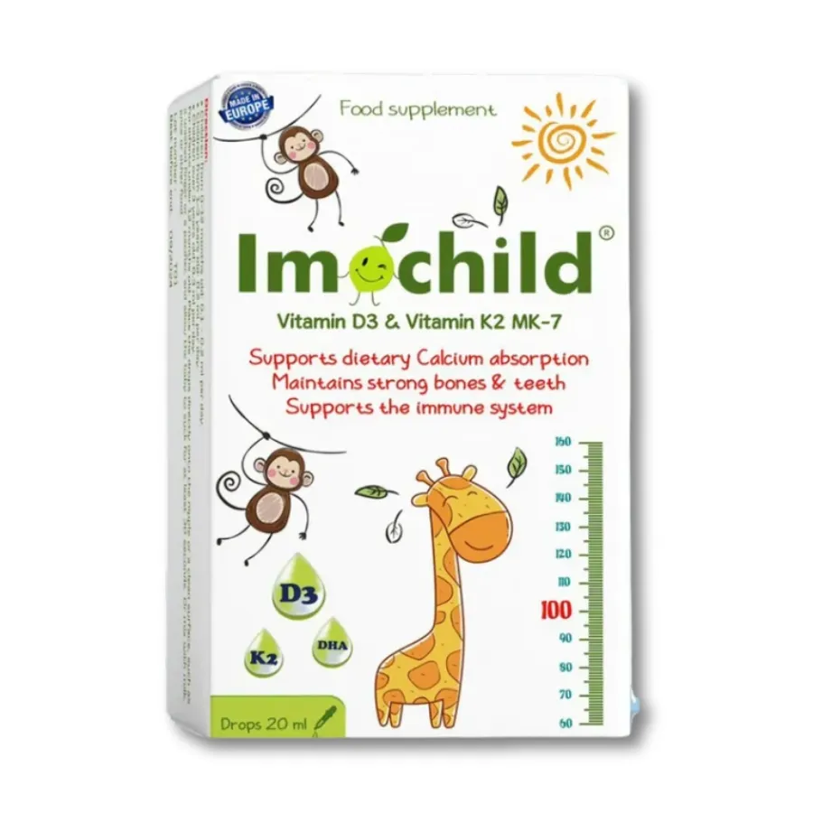 Thực phẩm bảo vệ sức khoẻ Imochild giúp tăng cường hấp thu canxi cho cơ thể (20ml) 2