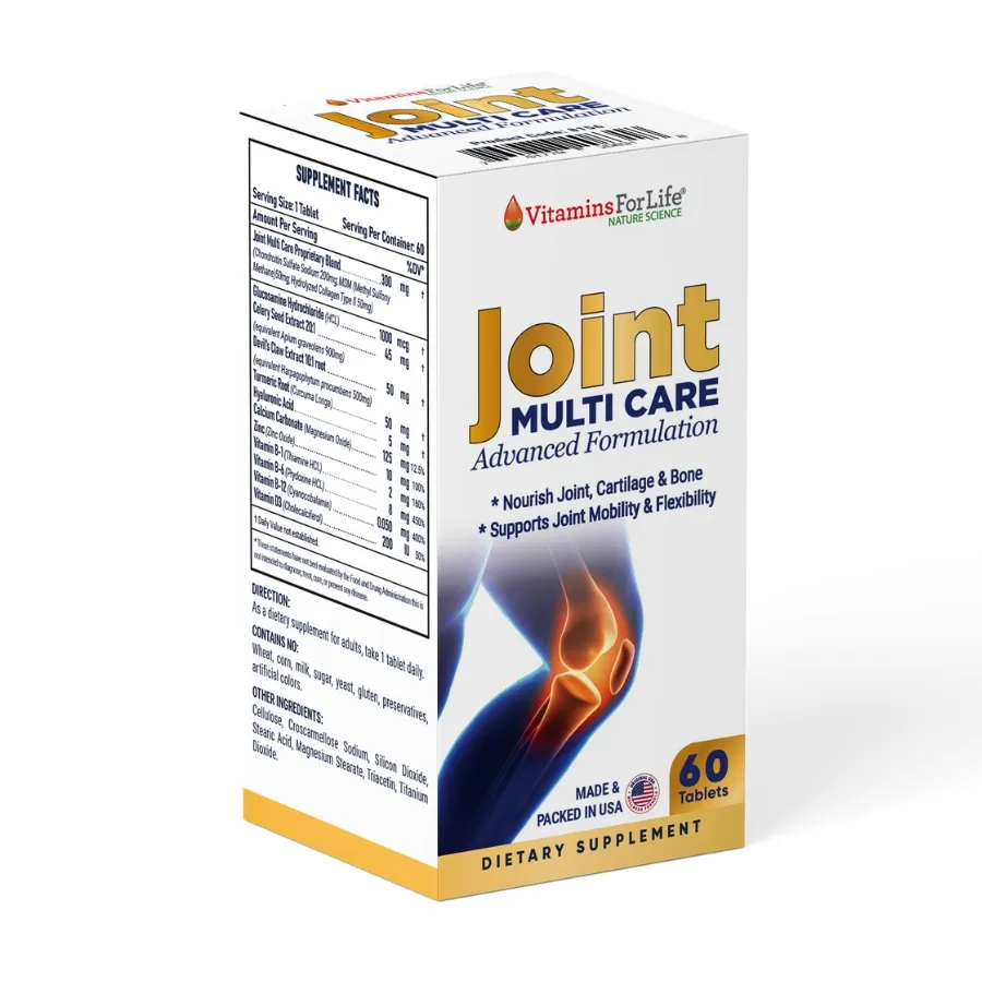 Thực phẩm bảo vệ sức khoẻ Joint Multi Care hỗ trợ cải thiện khả năng vận động linh hoạt của khớp (Hộp 60 viên) 2