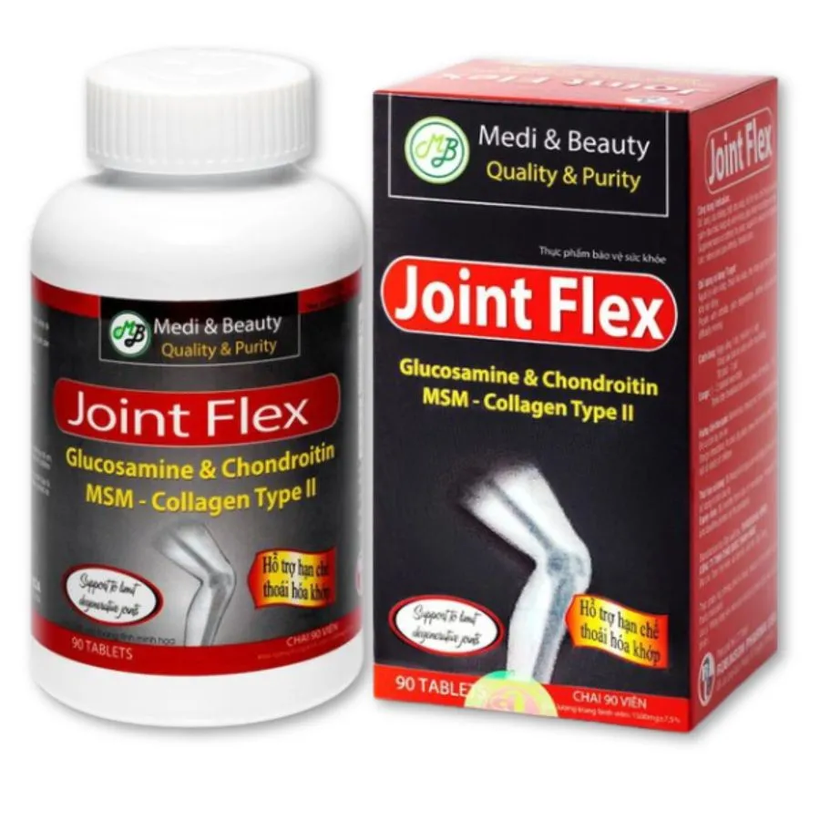 Thực phẩm bảo vệ sức khoẻ Joint Flex hỗ trợ giảm đau nhức khớp, tái tạo sụn khớp (Chai 90 viên)