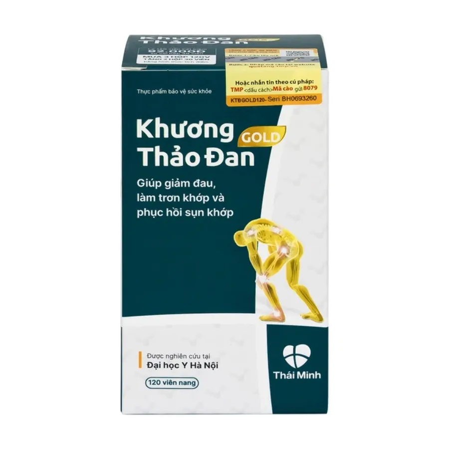 VIÊN UỐNG LÀM TRƠN KHỚP KHƯƠNG THẢO ĐAN GOLD 120V 8