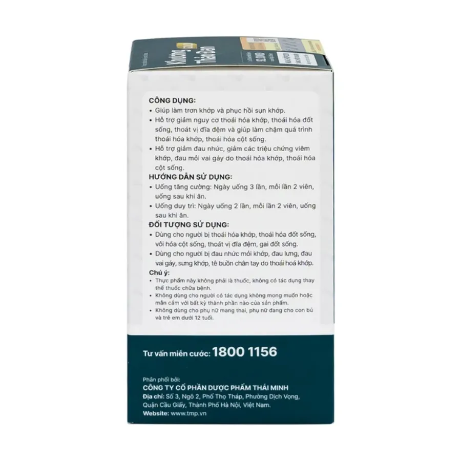 VIÊN UỐNG LÀM TRƠN KHỚP KHƯƠNG THẢO ĐAN GOLD 120V 11