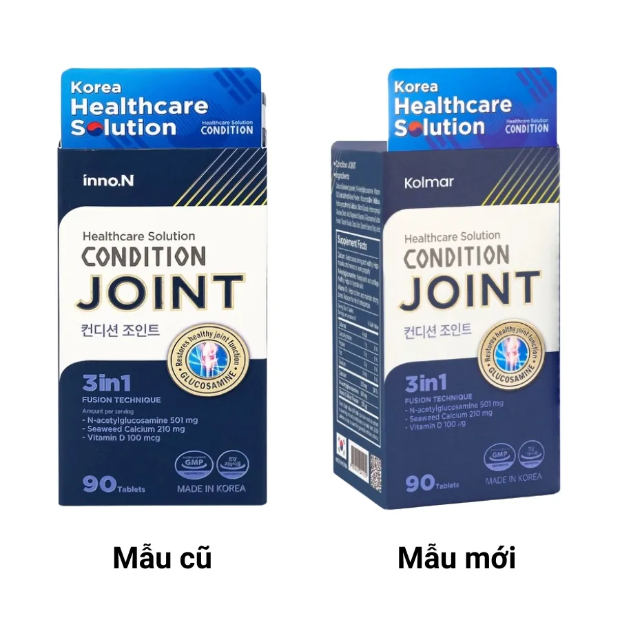 Thực phẩm bảo vệ sức khỏe Condition Joint (hộp 90 viên) cải thiện chức năng khớp 6