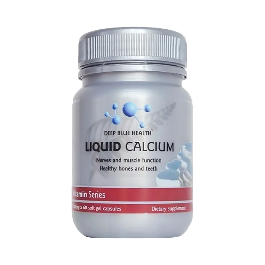 Thực phẩm bảo vệ sức khoẻ LIQUID CALCIUM 1500MG SOFT GEL CAPSULES (60 viên)