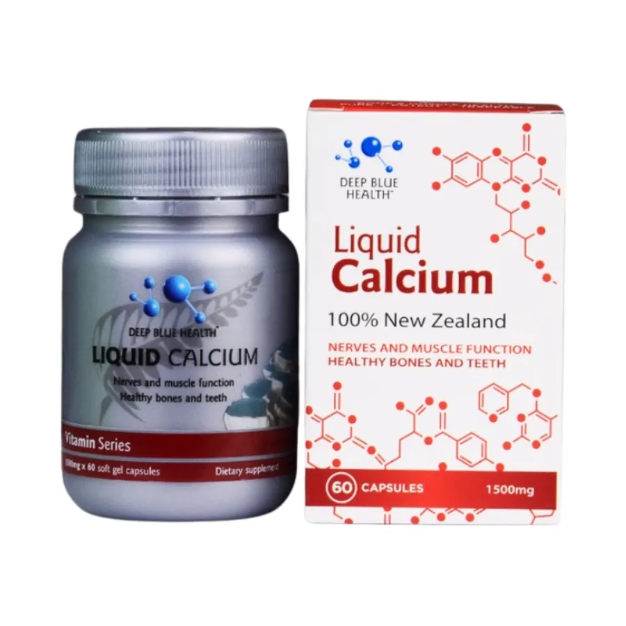 Thực phẩm bảo vệ sức khoẻ LIQUID CALCIUM 1500MG SOFT GEL CAPSULES (60 viên) 2