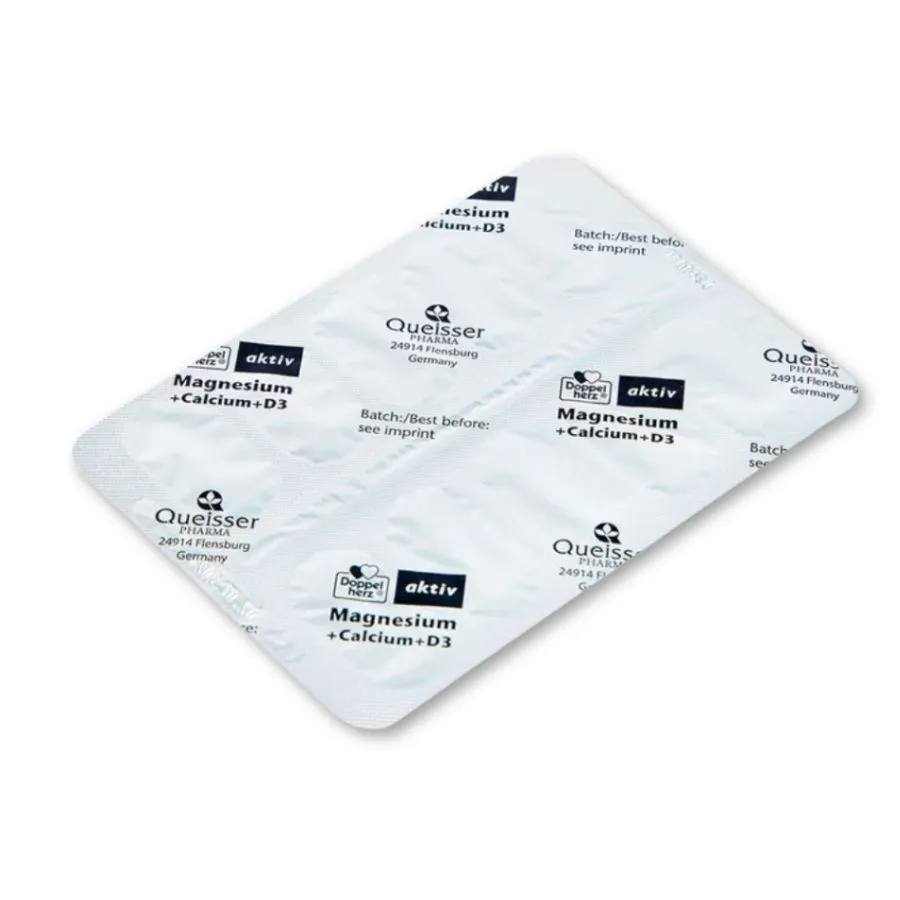 Thực phẩm bảo vệ sức khoẻ Magnesium + Calcium + D3 Doppelherz Aktiv hỗ trợ xương chắc khỏe, bổ sung vitamin D3, canxi và magie (Hộp 30 viên) 3