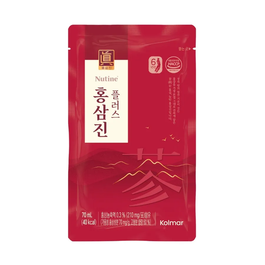 Thực phẩm bảo vệ sức khoẻ nước hồng sâm Hongsamjin Plus - 15 gói x 70ml 4
