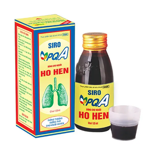 Thực phẩm bảo vệ sức khoẻ Siro PQA - Dùng cho người Ho hen (125ml)