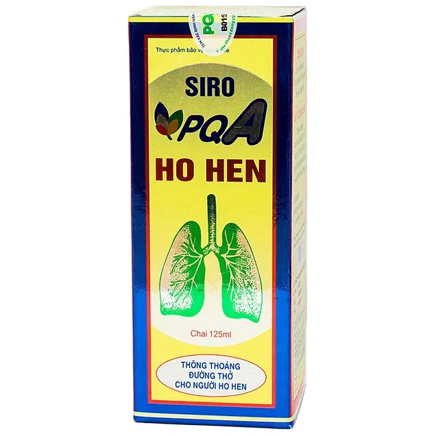Thực phẩm bảo vệ sức khoẻ Siro PQA - Dùng cho người Ho hen (125ml) 2