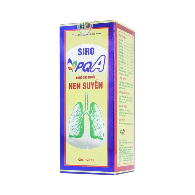 Thực phẩm bảo vệ sức khoẻ Siro PQA (Dùng cho người hen suyễn) 3