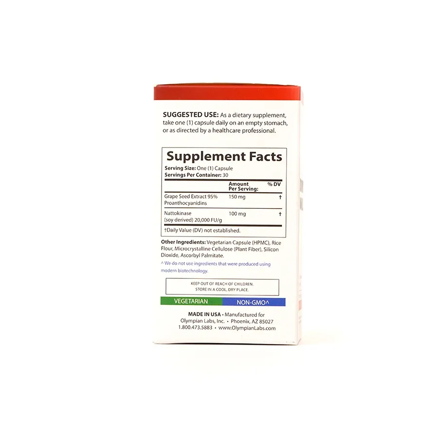 Thực phẩm bảo vệ sức khoẻ viên nang Nattokinase Complex (30 Viên) 5