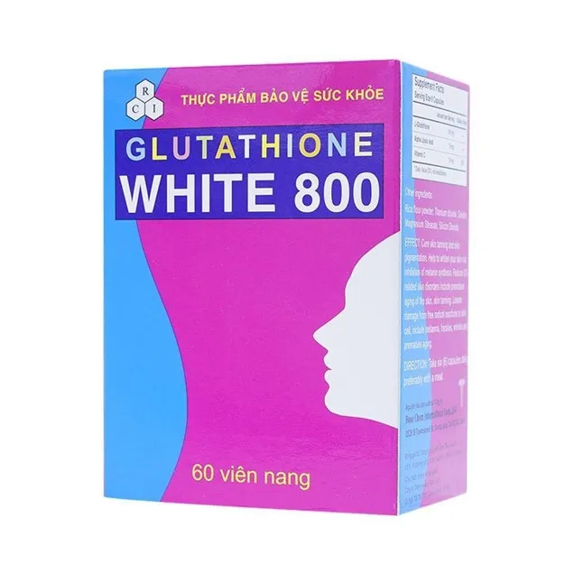 Thực phẩm bảo vệ sức khoẻ viên nang Glutathione White 800 (60 viên) 2