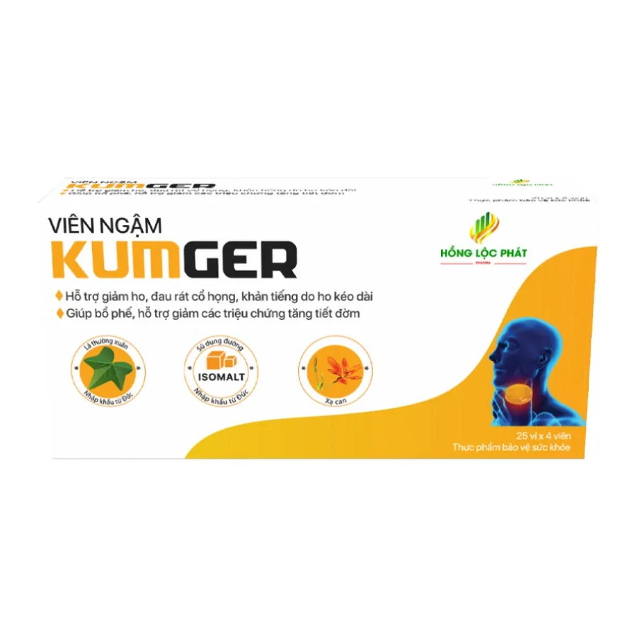 Thực phẩm bảo vệ sức khoẻ viên ngậm Kumger (100 viên)