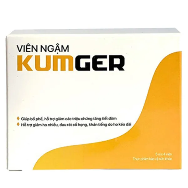 Thực phẩm bảo vệ sức khoẻ viên ngậm Kumger (100 viên) 2