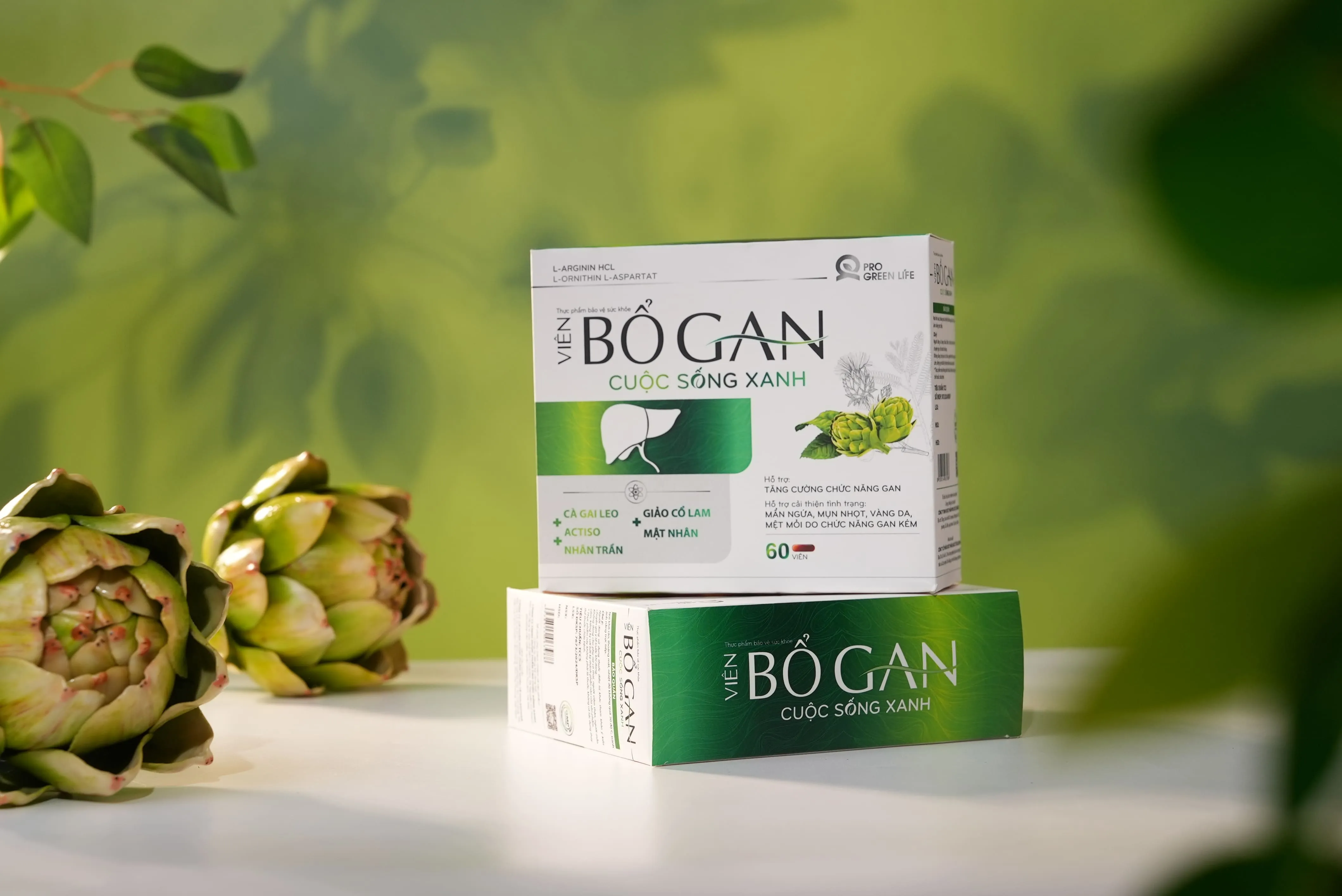 Thực phẩm bảo vệ sức khoẻ Viên Bổ Gan Cuộc Sống Xanh hỗ trợ tăng cường chức năng gan (60 viên) 2